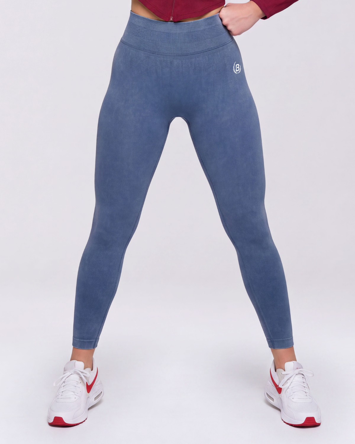 Pump Leggings Denim Jaspeado